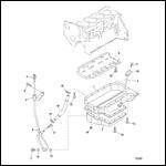 Oil Pan and Level Gauge
