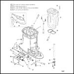 Drive Shaft Housing And Exhaust Tube
