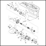 Gear Housing Prop-2.31:1-USA-0T625303/BEL-0P216184 Below