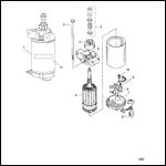 Starter Motor (USA- 1B282399 and Below)