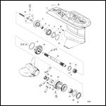 Gear Housing Propeller Shaft - 2.07:1 Gear Ratio