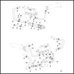 RAW WATER COOLING SYSTEM 1 (S/N 0M095324 and Below)