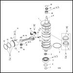 CRANKSHAFT, PISTONS AND CONNECTING RODS