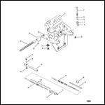 Transom Plate And Shift Cable