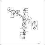 Crankshaft Pistons And Connecting Rods (#638-8532--1)