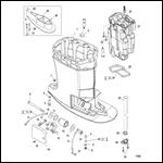 Driveshaft Housing and Exhaust Tube