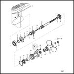 Gear Housing Propeller Shaft -1.92:1 Gear Ratio