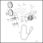 Alternator And Sea Water Pump Mounting (Design I)