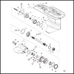 Gear Housing Propshaft 2.31:1 0T622484/ 0P222544 and Below