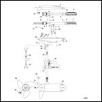 Complete Trolling Motor (Model FW46HT) (12 Volt)