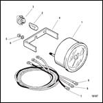 Gauge and Mounting Hardware Tachometer