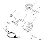 Gauge and Mounting Hardware Speedometer