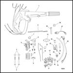 Tiller Handle Conversion Kit 9.9 Hp Electric 896289A02