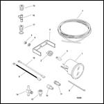 Gauge and Mounting Hardware Water Pressure(2-30 PSI)