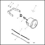 Gauge and Mounting Hardware Fuel Level