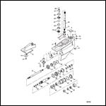 GEAR HOUSING (BRAVO III)(TWO PIECE HOUSING)