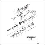 GEAR HOUSING ASSY (PROPSHAFT) (ALPHA ONE-SS)