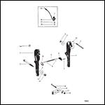 Transom Brackets (Merc S/N-USA-5464485/AUS-8061769 & Below )