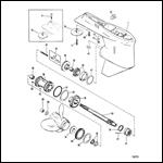 Gear Housing Propeller Shaft - XR4/Magnum II