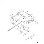 Shift Bracket (Alpha Engines)(SN-0M659999 and Below)