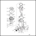 Driveshaft Housing and Exhaust Tube