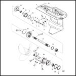 Gear Housing Propeller Shaft - 2.07:1 Gear Ratio