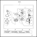 PUMP/MOTOR (TOP MT RESERVOIR)(DESIGN II-14336A25)