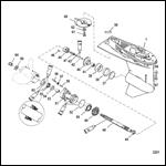 Gear Housing Propeller Shaft-Long-2:1 Gear Ratio