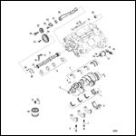 Cylinder Block Camshaft, Crankshaft and Balanceshaft