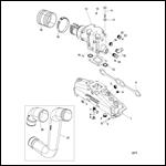 Exhaust Manifold Elbow And Pipes - Manual Drain