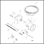 Gauge and Mounting Hardware Water Pressure(2-40 PSI)