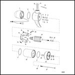 Lower Unit Assembly (55# - Variable) (FW55P Sonar)