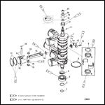 CRANKSHAFT, PISTONS AND CONNECTING RODS