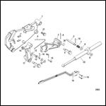 Shift Bracket (Alpha Engines)(SN-0M660000 and Up)