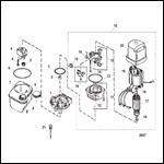 Pump/Motor, Plastic Reservoir (Design I - 849670A1)