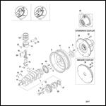 Crankshaft PISTONS, AND FLYWHEEL