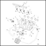 Induction System Fuel Rail, Throttle Body, Intake Manifold