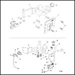 Electrical Components ECM, Circuit Breaker, Lube Bottle