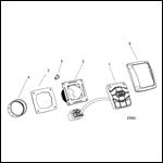 Autopilot Can Pad Switch Assembly Helm Mounted