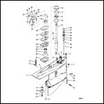 GEAR HOUSING (DRIVESHAFT) - (COUNTER ROTATION)