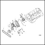 Cylinder Block Front Cover and Circulating Pump