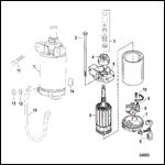 STARTER MOTOR (S/N-0G472133 AND UP)