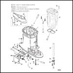 Driveshaft Housing and Exhaust Tube