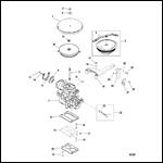 CARBURETOR AND THROTTLE LINKAGE (2 BARREL)