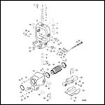 Gimbal Ring/Bell Housing Dry-Sump With Trim Sensor