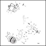 ALTERNATOR AND STARTER (MANDO)