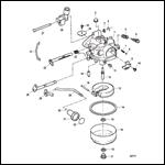 CARBURETOR (9.9 HP MODEL) (1304-855772T)