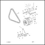 ALTERNATOR AND MOUNTING HARDWARE