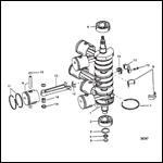 CRANKSHAFT PISTONS, AND CONNECTING RODS