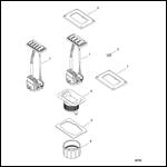 Trim Pad-Flush Mount Triple / Quad